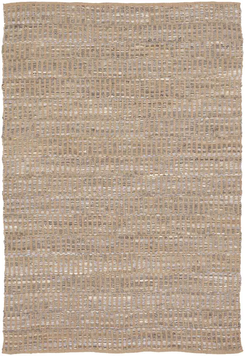 Chandra Jazz JAZ-17001 Beige Striped Cotton Rug