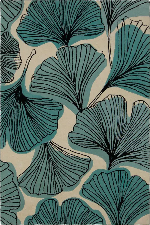 Chandra Jessica Swift JES-28905 Gray Floral Rug