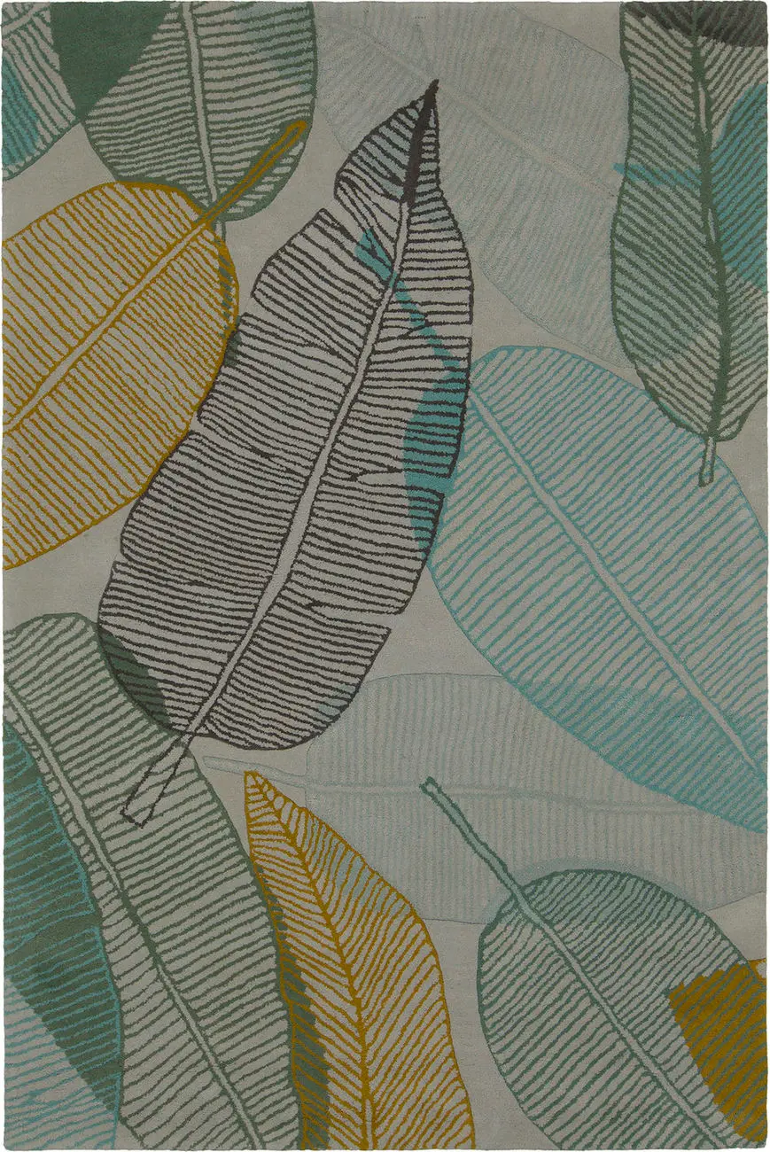 Modern Loom Jessica Swift JES-28908 Gray Floral Rug