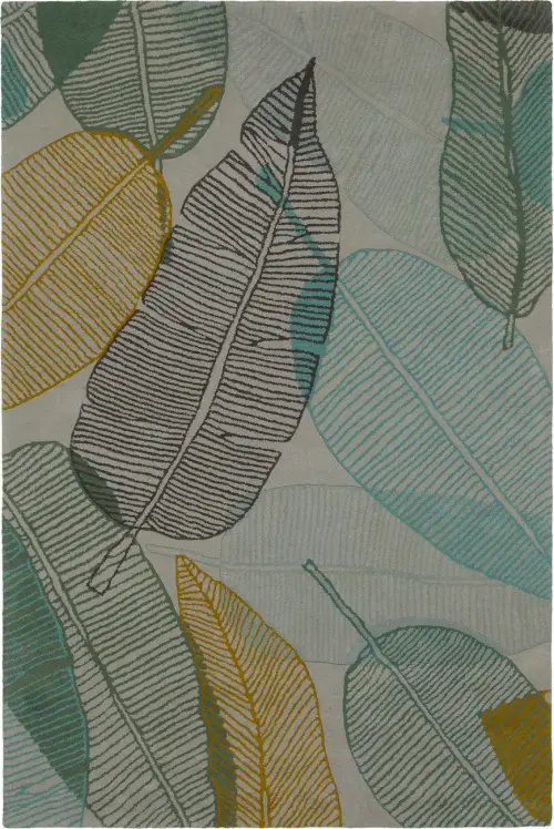 Modern Loom Jessica Swift JES-28908 Gray Floral Rug