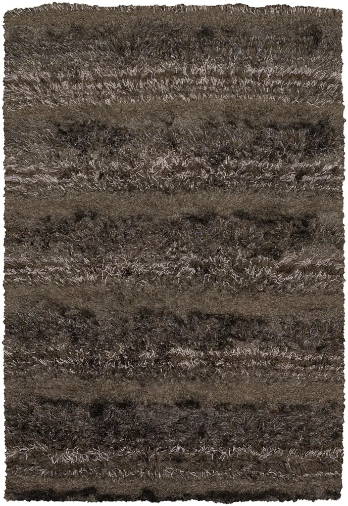 Modern Loom Kapaa KAP-15502 Brown Shag Cotton Rug
