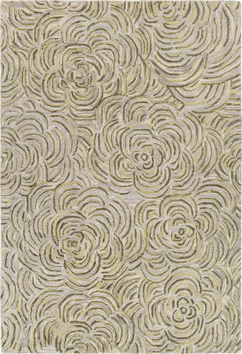 Modern Loom Leia LEI-42202 Green Wool Rug