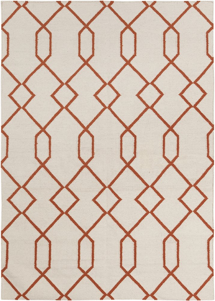 Modern Loom Lima LIM-25712 Ivory Flatweave Wool Rug