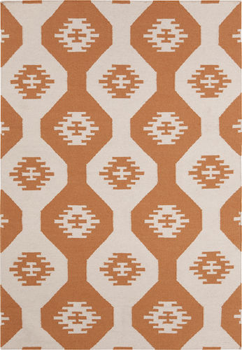 Modern Loom Lima LIM-25716 Orange Flatweave Wool Rug Product Image