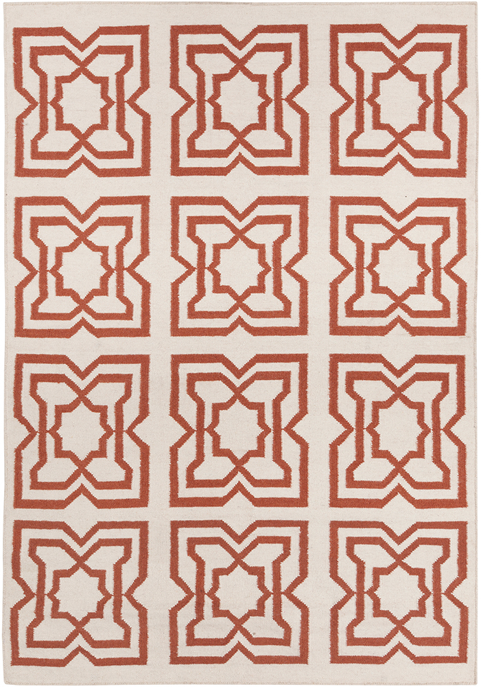 Modern Loom Lima LIM-25719 Ivory Flatweave Wool Rug