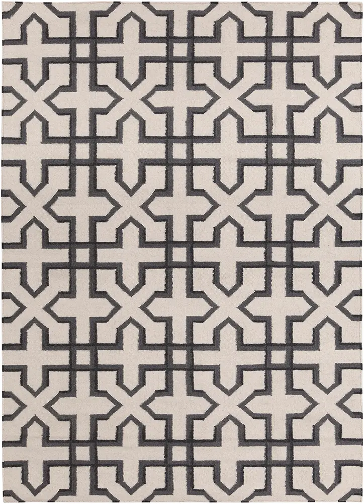 Modern Loom Lima LIM-25740 Ivory Flatweave Wool Rug