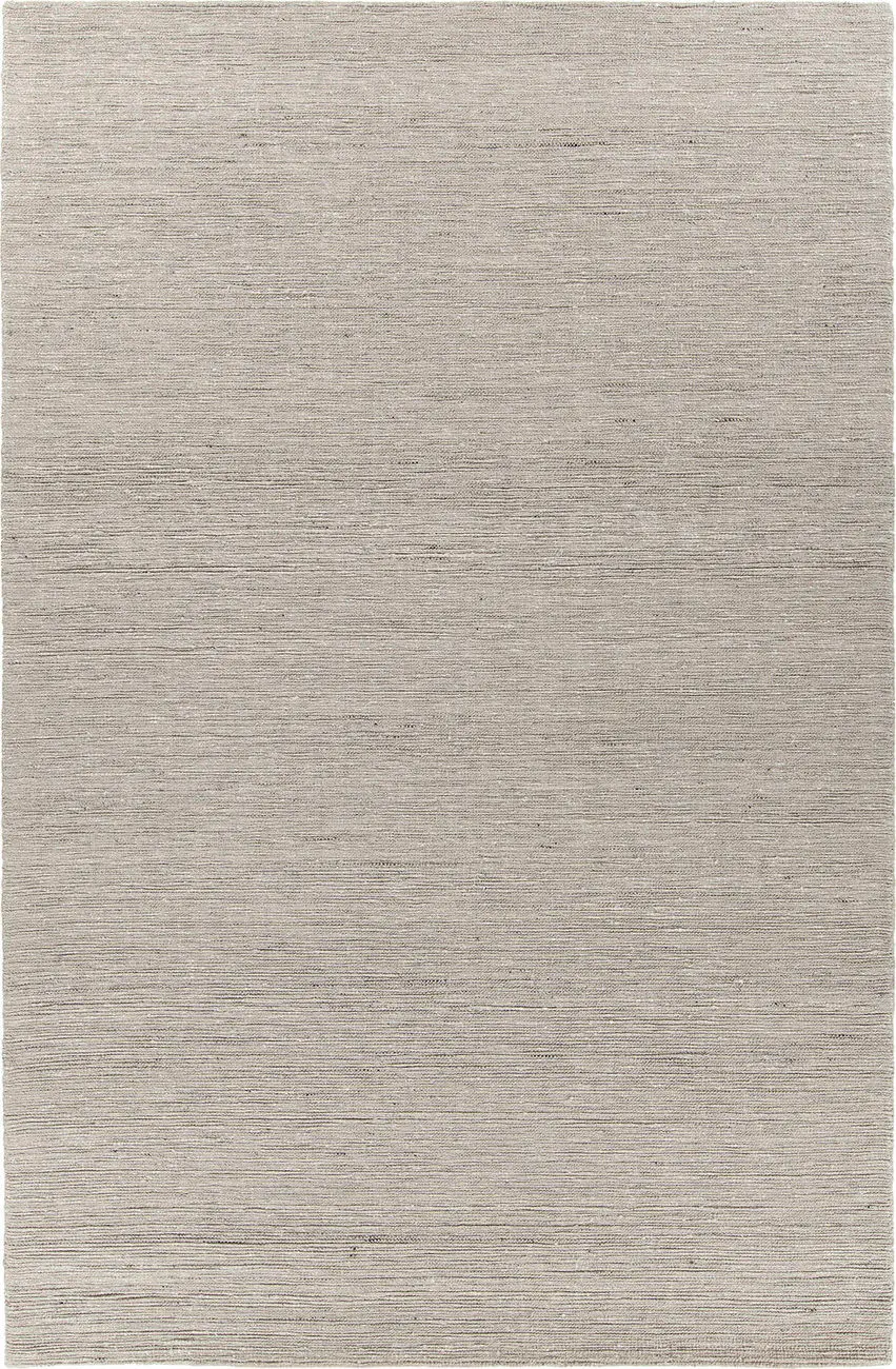 Modern Loom Medona MED-37404 Lt. Gray Wool Solid Color Rug