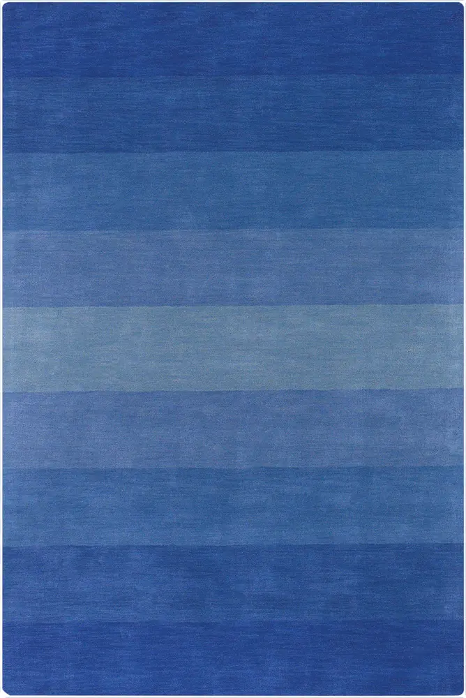 Modern Loom Metro MET-566 Blue Striped Rug