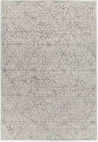 Modern Loom Nimah NIM-46500 Lt. Gray Abstract Silk Rug Product Image