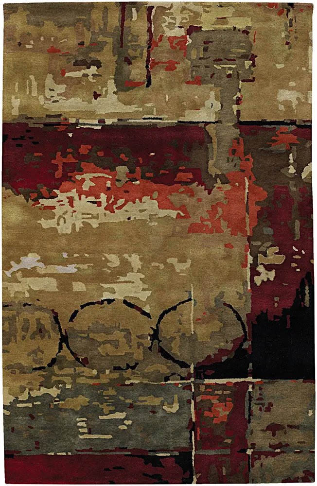 Modern Loom Nirvana NIR-6601 Lt. Brown Abstract Rug