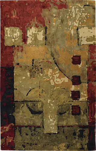 Modern Loom Nirvana NIR-6602 Tan Abstract Rug