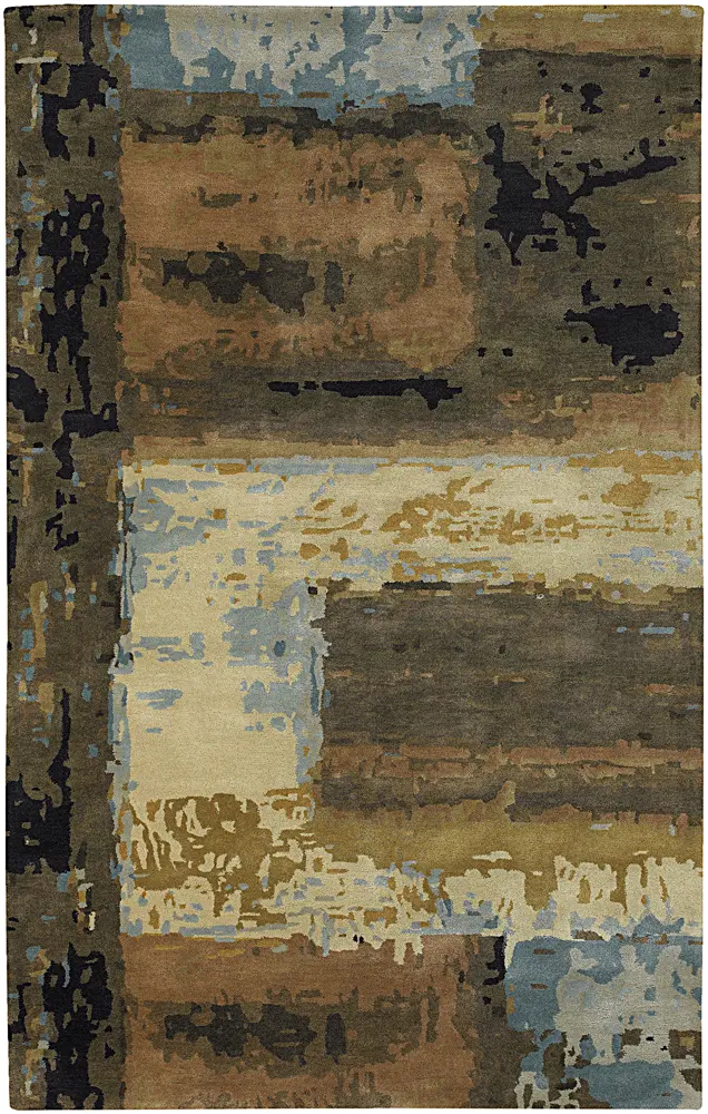 Modern Loom Nirvana NIR-6603 Green Abstract Rug