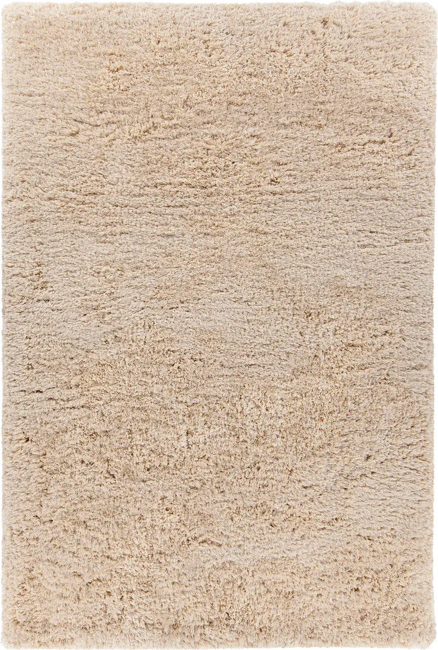 Modern Loom Osim OSI-35101 Beige Shag Solid Color Rug