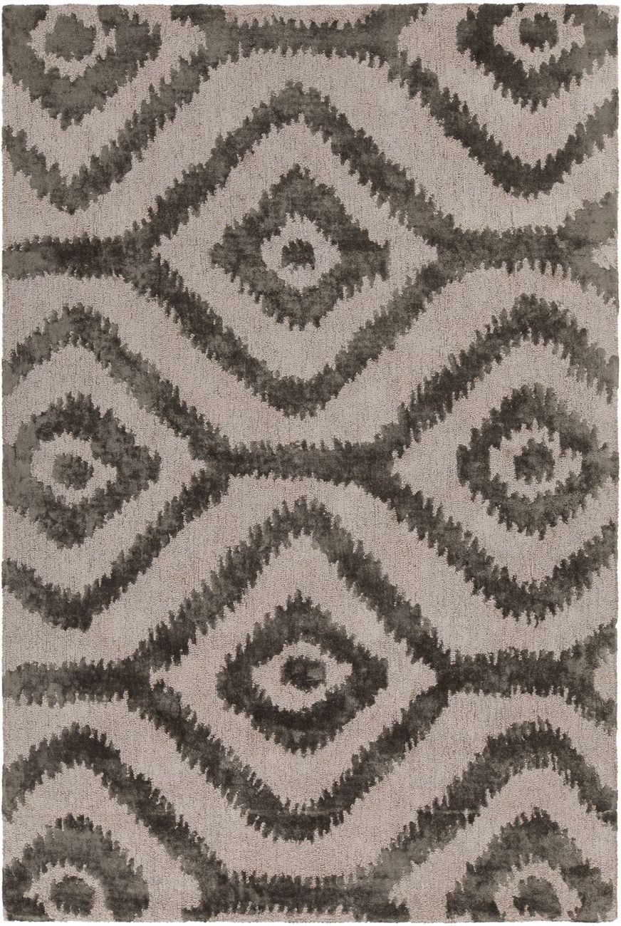 Modern Loom Paola PAO-41401 Beige Silk Patterned Rug