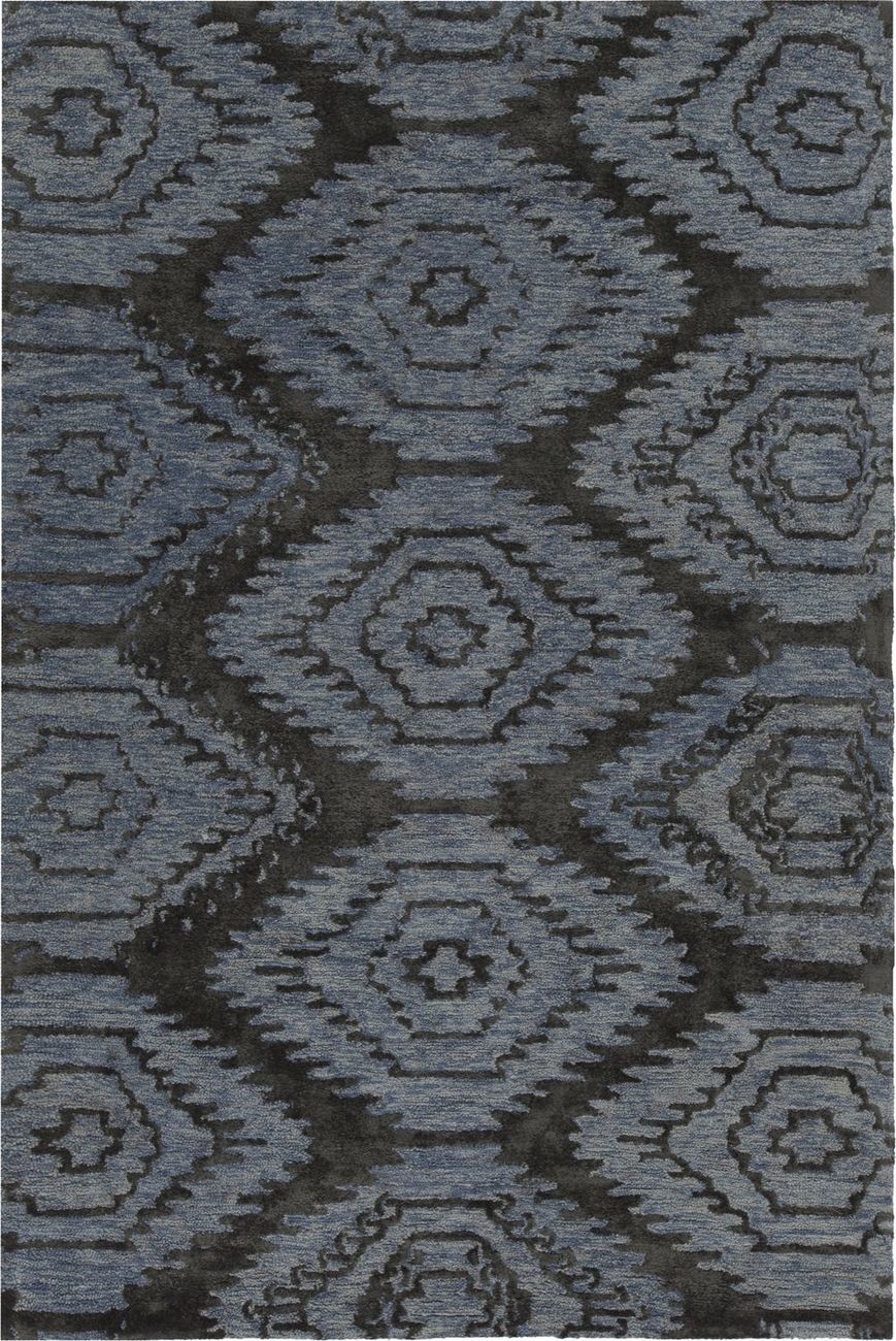 Modern Loom Paola PAO-41402 Dk. Gray Silk Patterned Rug