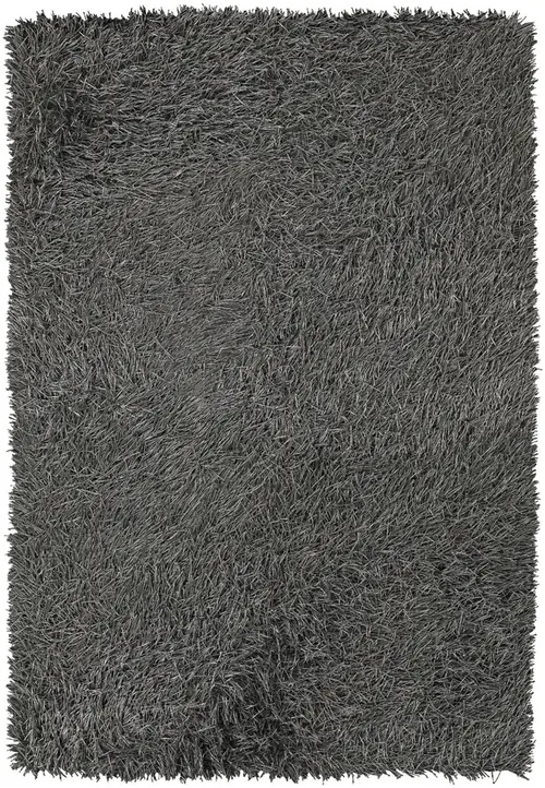 Modern Loom Poligan POL-30802 Dk. Gray Shag Solid Color Rug