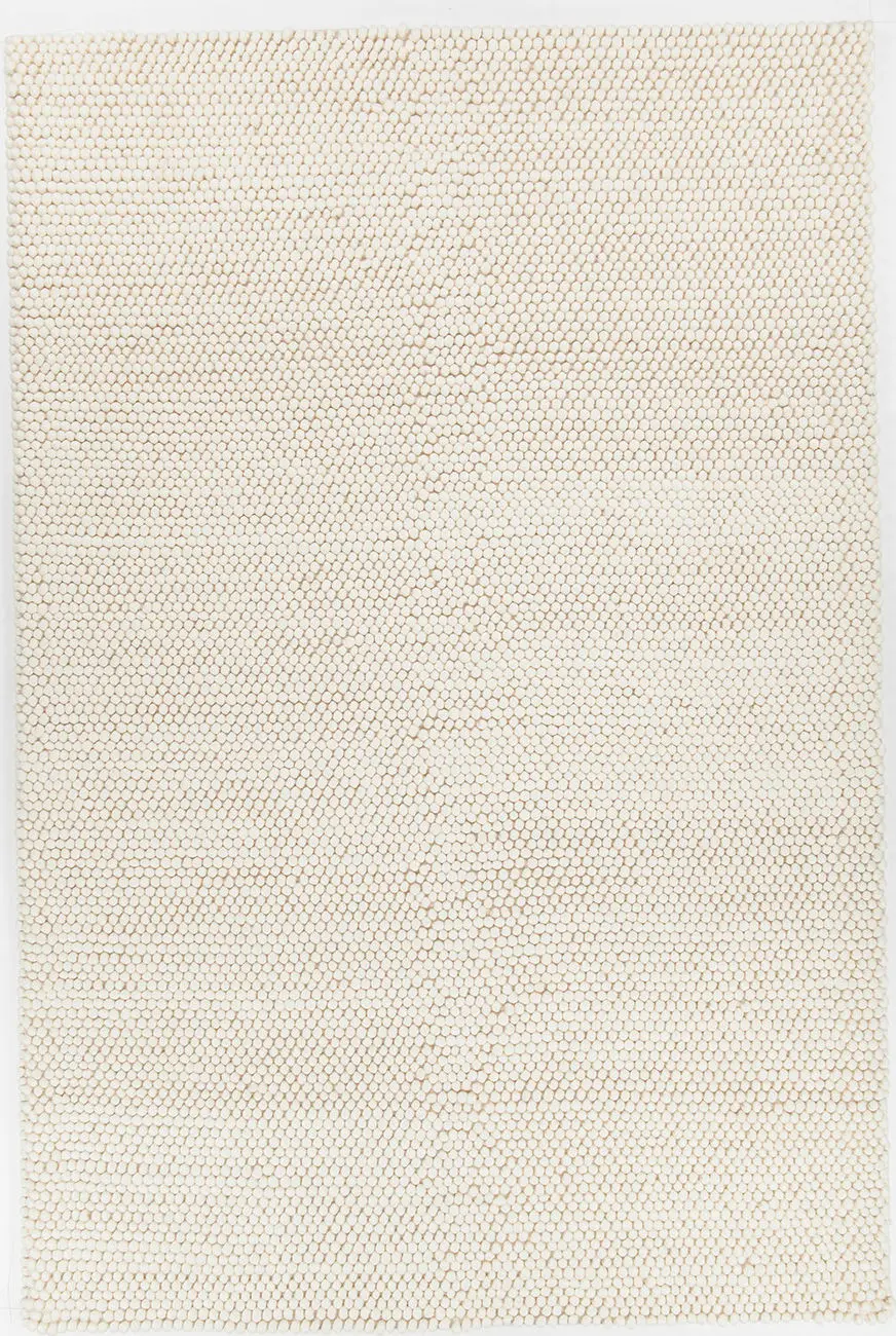 Modern Loom Quina QUI-42900 Ivory Shag Solid Color Rug