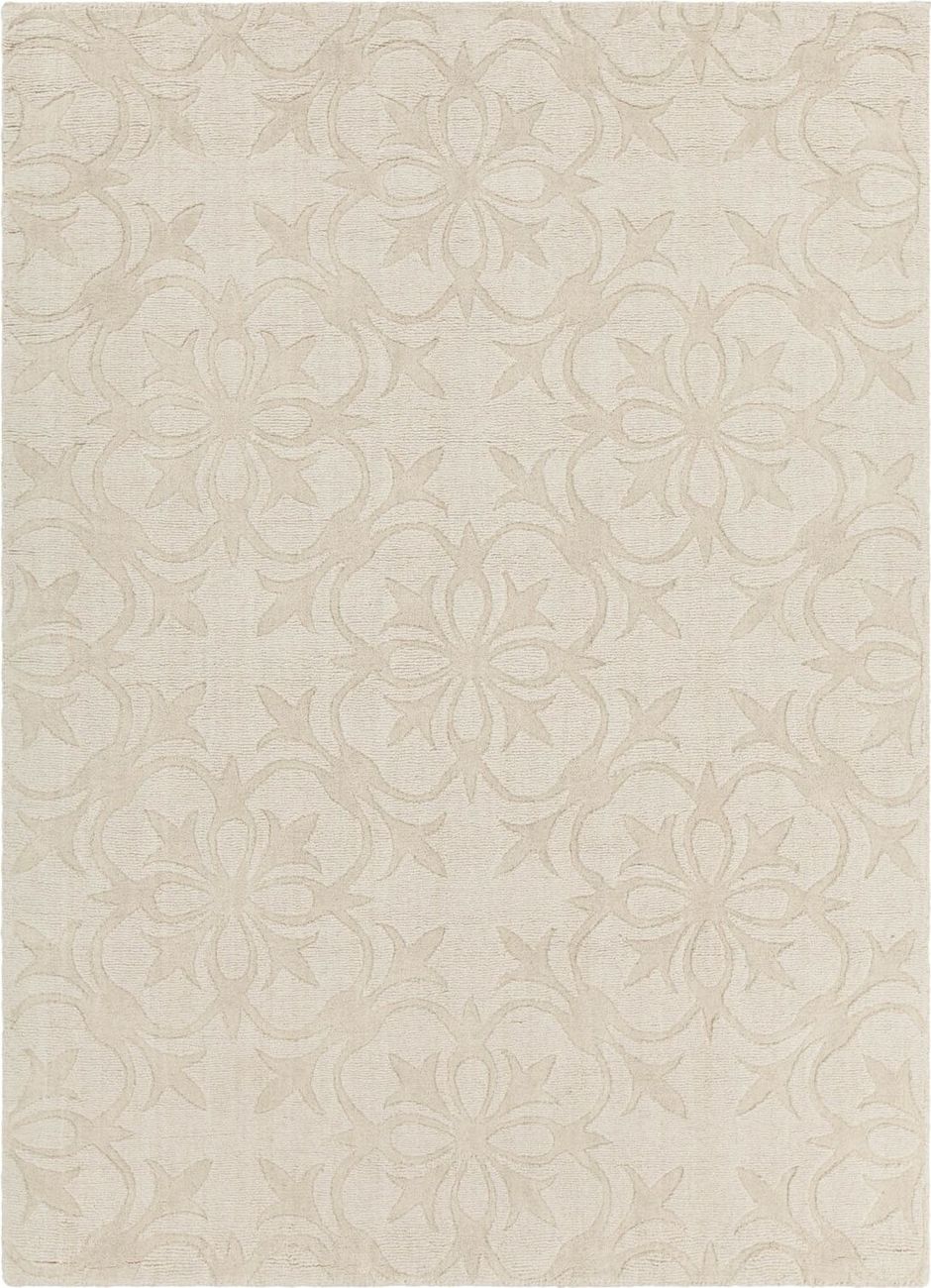Modern Loom Rekha REK-29602 Ivory Wool Rug