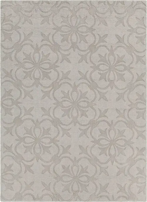 Modern Loom Rekha REK-29603 Lt. Gray Wool Rug