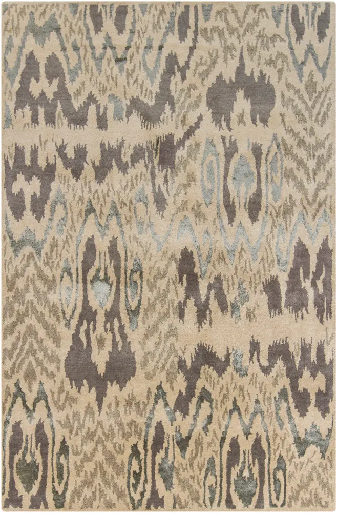 Modern Loom Rupec RUP-39606 Beige Wool Abstract Rug