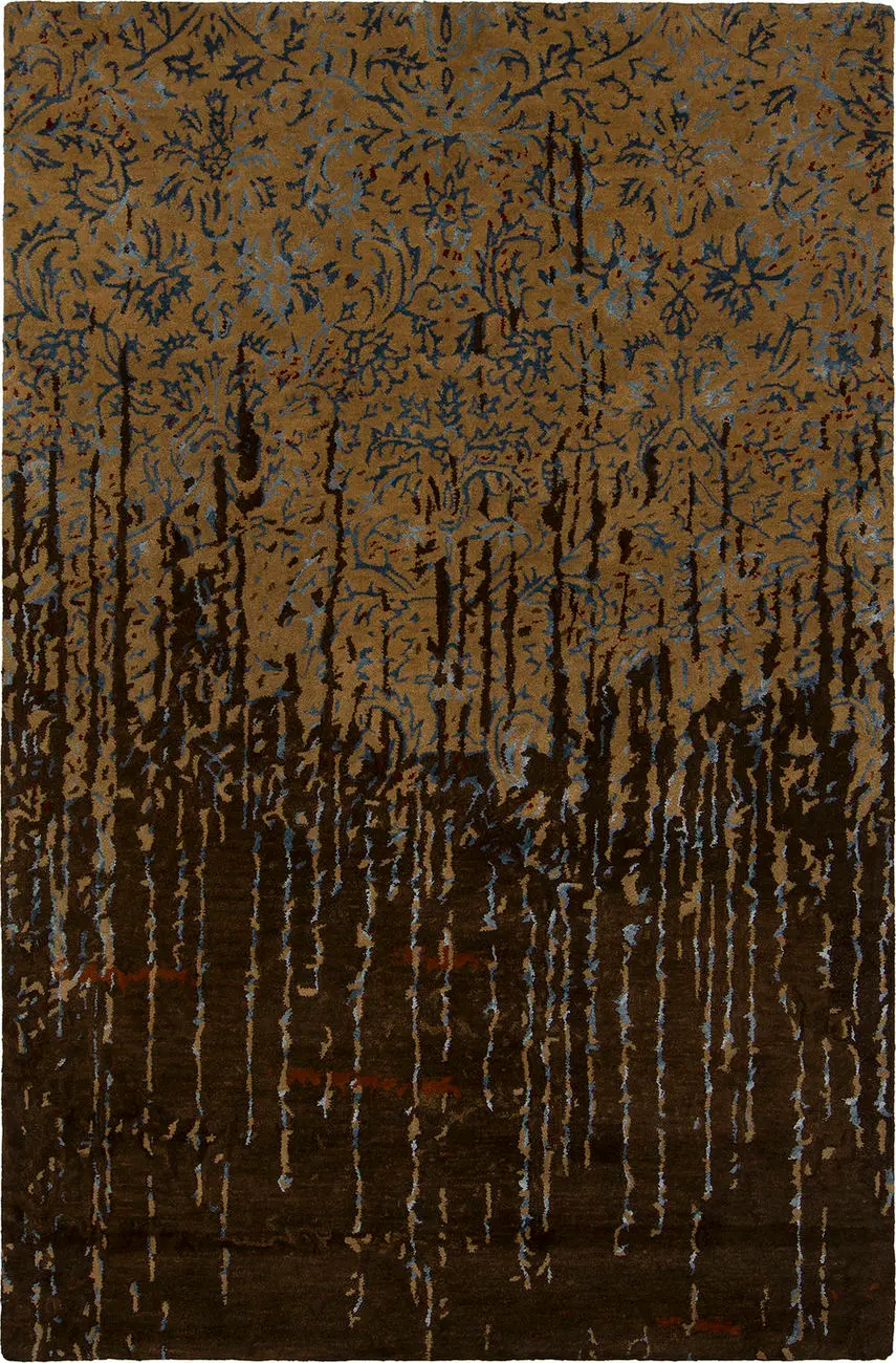 Modern Loom Rupec RUP-39624 Brown Wool Silk Rug