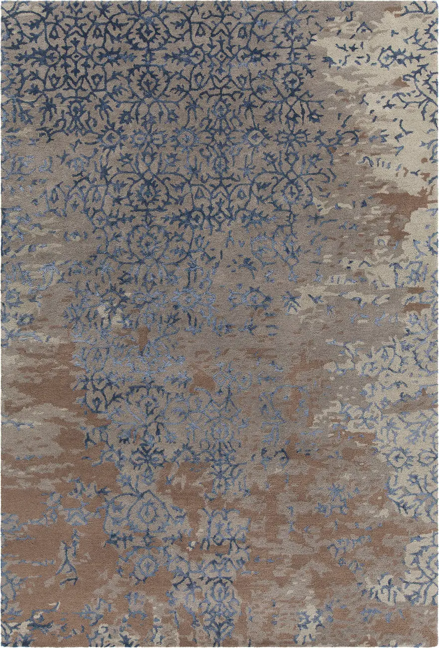 Modern Loom Rupec RUP-39626 Gray Wool Silk Rug