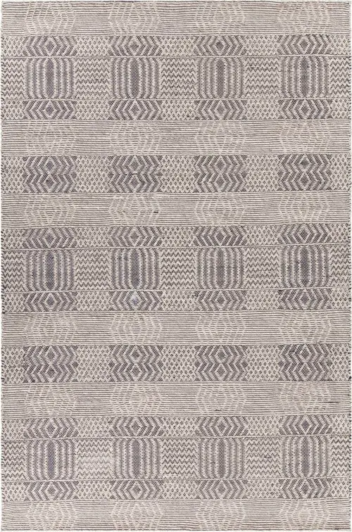 Modern Loom Salona SAL-34503 Gray Flatweave Wool Rug