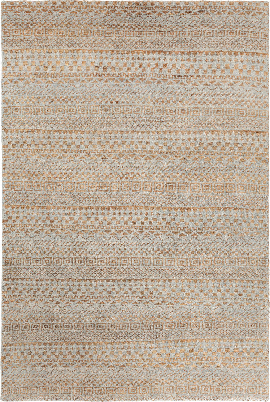Modern Loom Selene SEL-48901 Beige Striped Patterned Rug