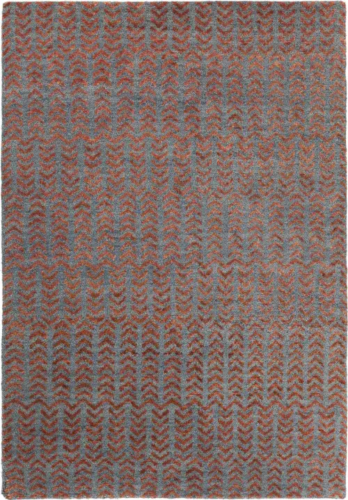 Modern Loom Selene SEL-48903 Orange Patterned Rug