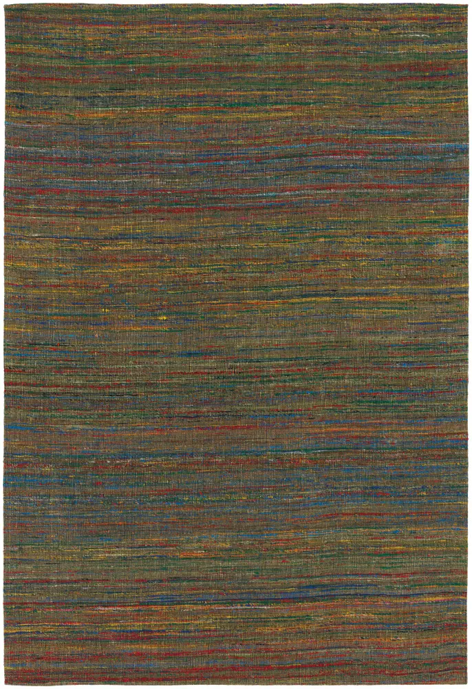 Modern Loom Shenaz SHE-31201 Dk. Green Striped Rug