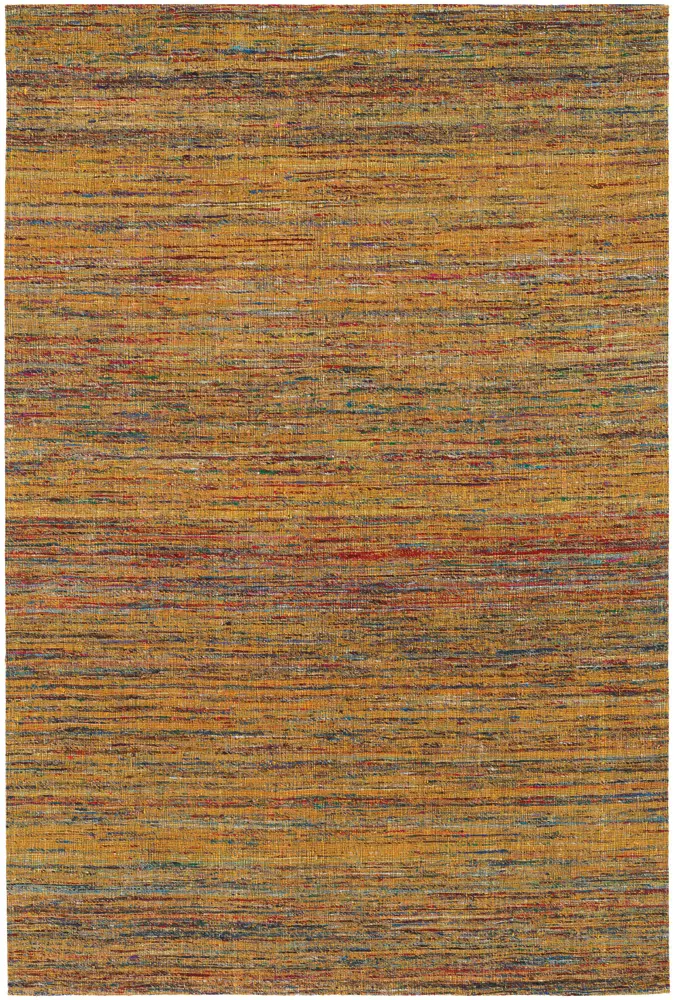 Modern Loom Shenaz SHE-31202 Orange Striped Rug