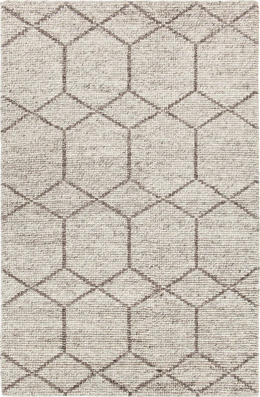 Modern Loom Slone SLO-32802 Ivory Wool Patterned Rug