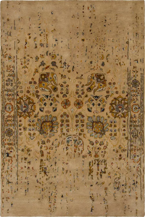 Modern Loom Spring SPR-29102 Beige Wool Rug