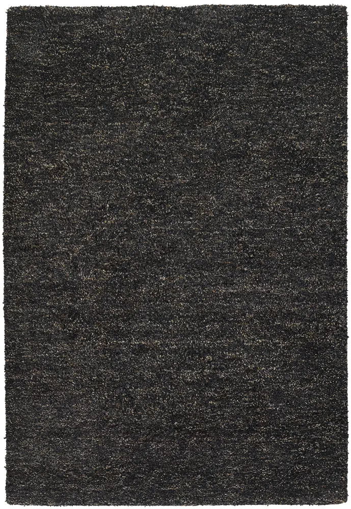 Modern Loom Sterling STE-21803 Black Shag Rug