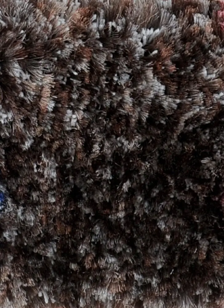 Modern Loom Supros SUP-36702 Dk. Brown Shag Rug