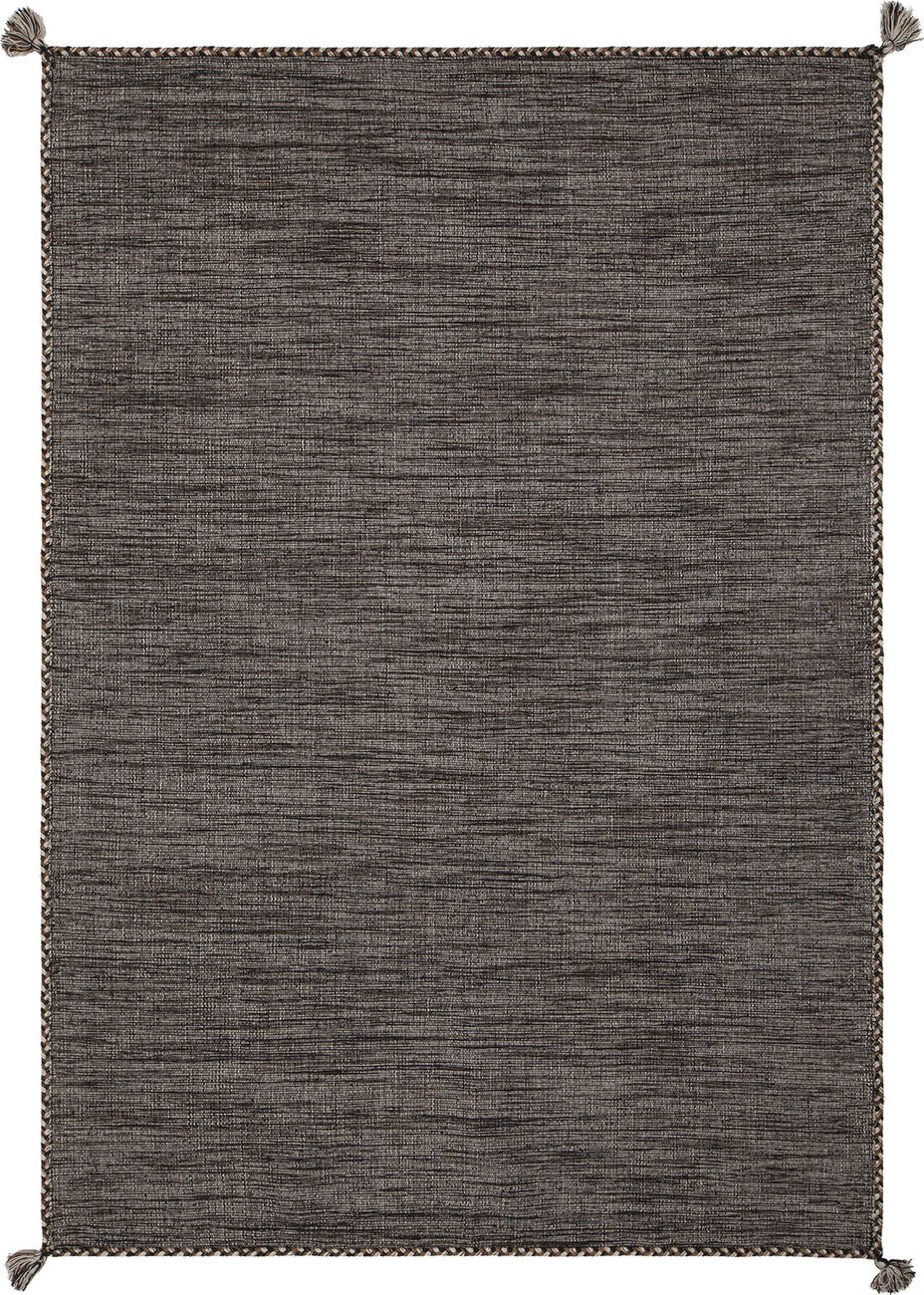 Modern Loom Sybil SYB-46000 Gray Flatweave Reversible Rug
