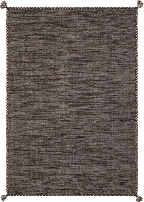 Modern Loom Sybil SYB-46000 Gray Flatweave Reversible Rug