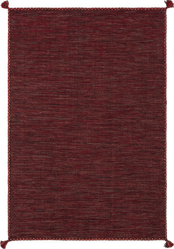Modern Loom Sybil SYB-46001 Dk. Red Flatweave Reversible Rug Product Image