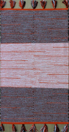 Modern Loom Tanya TAN-45926 Lt. Blue Flatweave Cotton Rug Product Image