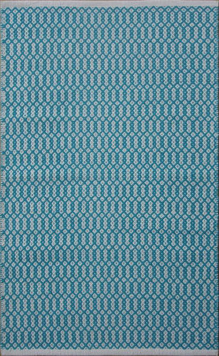 Modern Loom Tanya TAN-45932 Lt. Blue Flatweave Cotton Rug Product Image