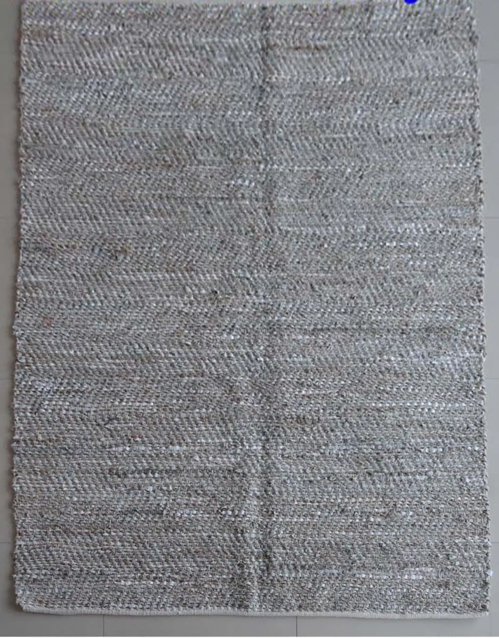 Chandra Tenola TEN-37602 Gray Leather Natural Fiber Rug