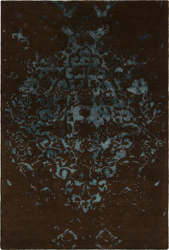 Chandra Veleno VEL-29301 Dk. Brown Wool Silk Rug Product Image