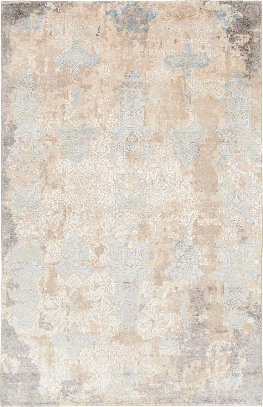 Chandra Vingel VIN-36800 Ivory Wool Silk Rug