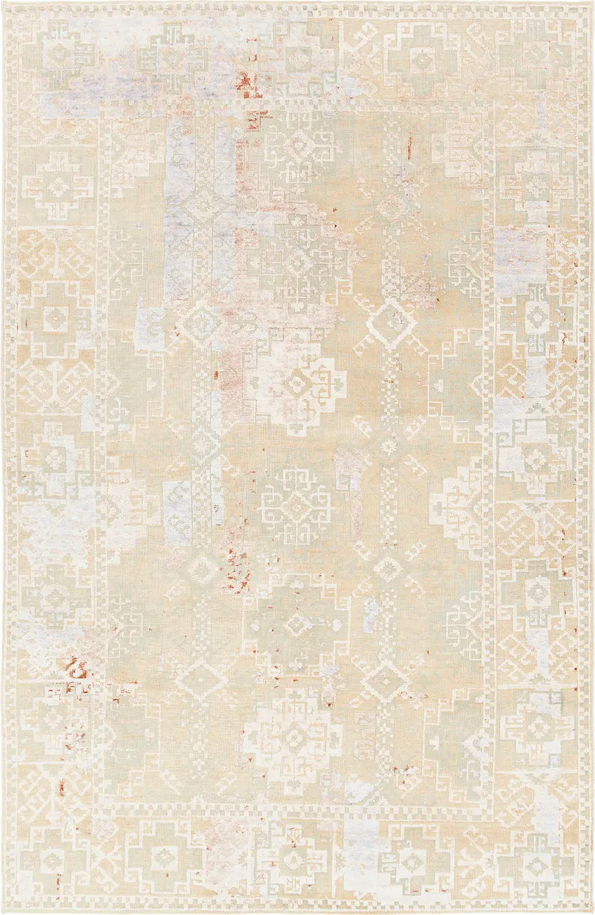 Chandra Vingel VIN-36804 Ivory Wool Silk Rug