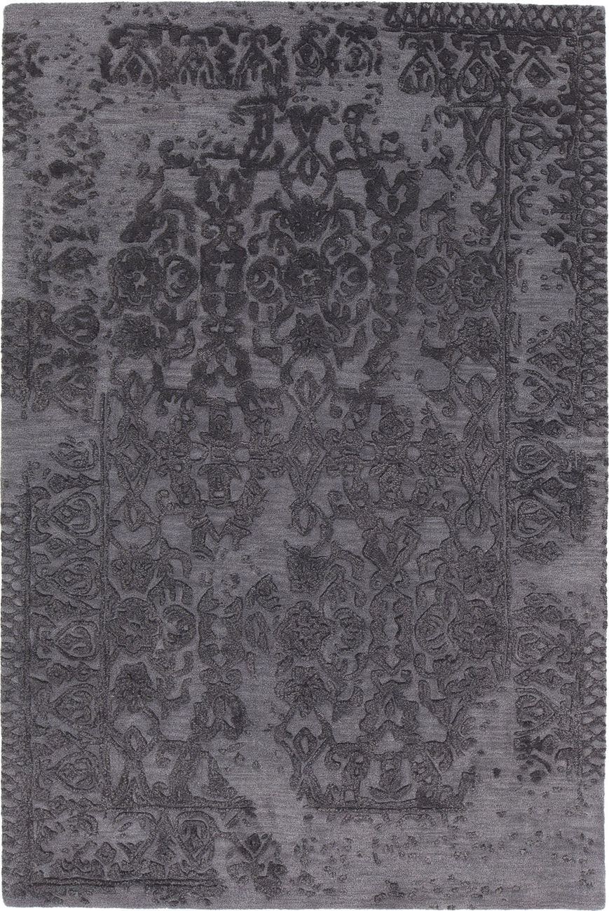 Modern Loom Xia XIA-43700 Dk. Gray Wool Silk Rug
