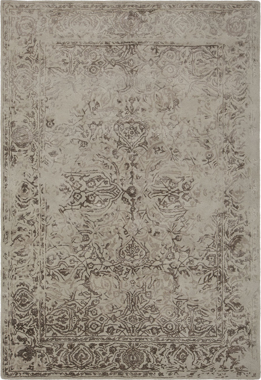 Modern Loom Zina ZIN-45700 Beige Wool Silk Rug