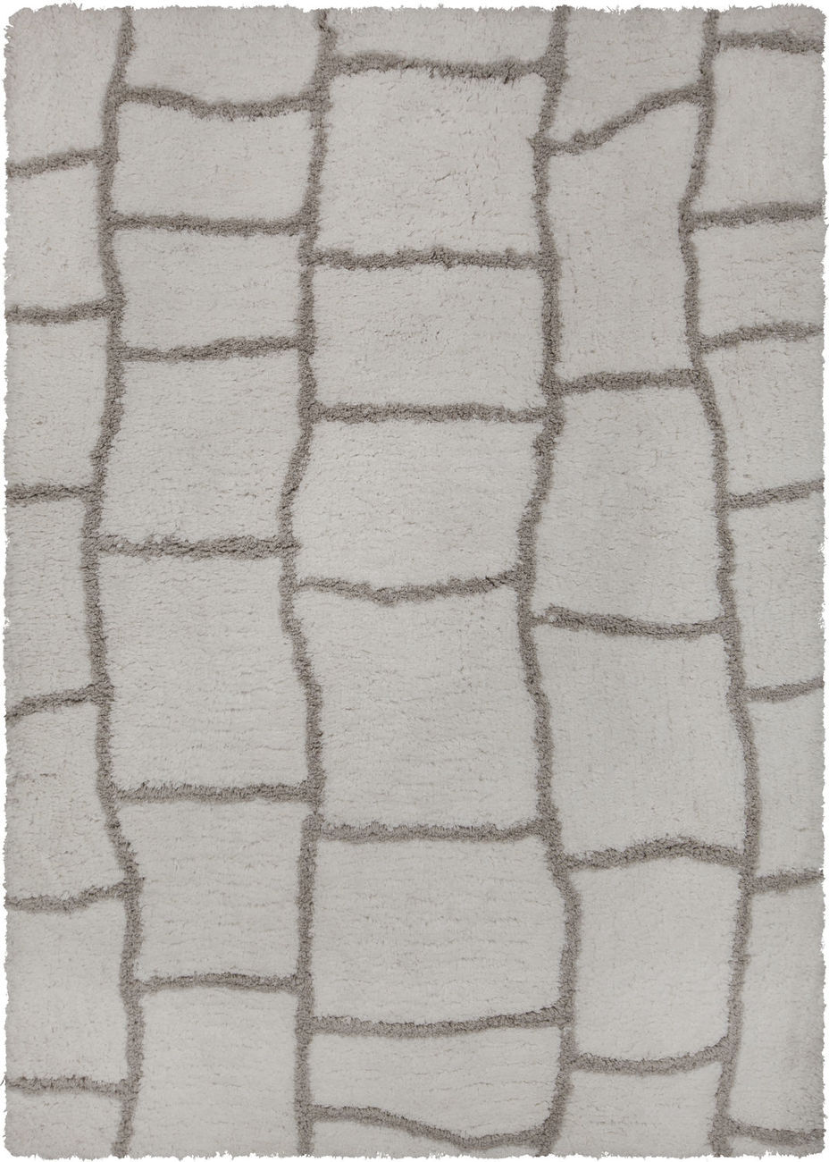 Modern Loom Zoya ZOY-45800 Lt. Gray Shag Rug