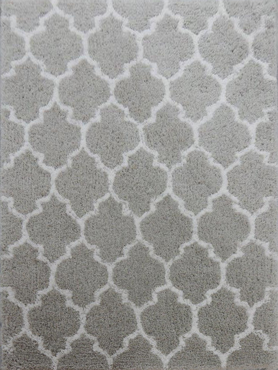 Modern Loom Zoya ZOY-45802 Gray Shag Rug