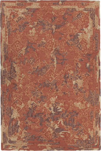 Modern Loom Zyana ZYA-43901 Dk. Orange Wool Silk Rug Product Image