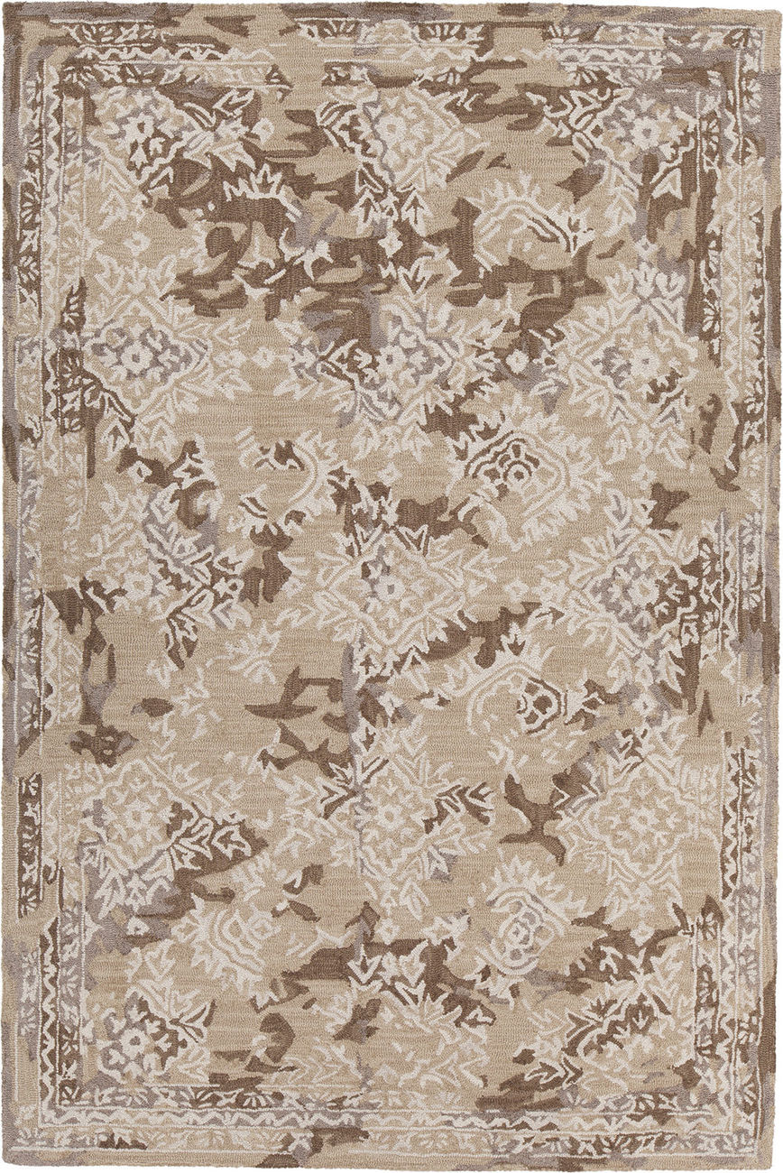 Modern Loom Zyana ZYA-43902 Beige Wool Silk Rug